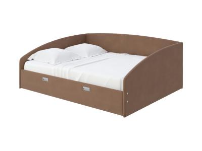Мягкая Кровать Орматек Bono (Ткань: Велюр Forest 514 Светло-коричневый) 180x190 фото #1
