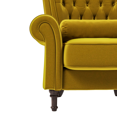 Мягкое кресло Гермес с высокой спинкой фото #5