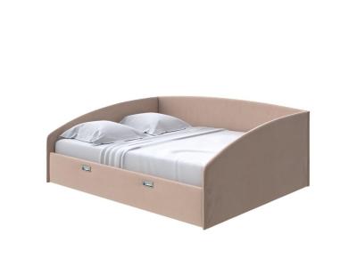Мягкая Кровать Орматек Bono (Ткань: Велюр Forest 730 Миндальный) 90x190 фото #1