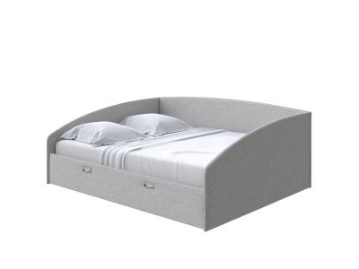 Мягкая Кровать Орматек Bono (Искусственная шерсть Лама Светло-серый) 80x190 фото #1