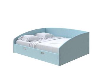 Мягкая Кровать Орматек Bono (Ткань: Велюр Scandi Cotton 20 Голубой Лед) 80x190