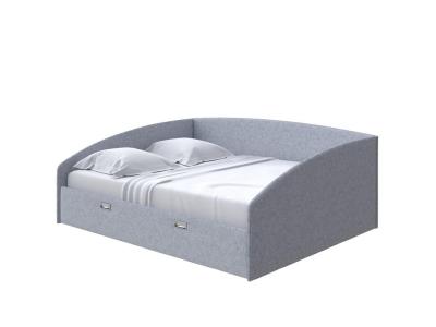 Мягкая Кровать Орматек Bono (Ткань: Рогожка Levis 83 Светло-Серый) 180x190 фото #1