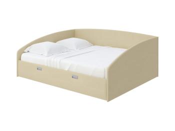 Мягкая Кровать Орматек Bono (Ткань: Велюр Forest 4 Бежевый) 180x200