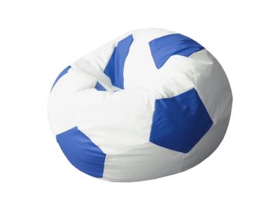Кресло Кресло-мешок Ball (Ткань Оксфорд Бело-голубой) 100x100 фото #1