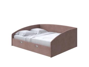 Мягкая Кровать Орматек Bono (Ткань: Велюр Ultra Горячий шоколад) 140x190