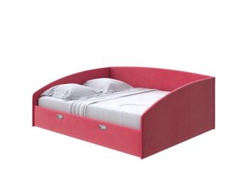 Мягкая Кровать Орматек Bono (Ткань: Велюр Forest 13 Красный) 160x190