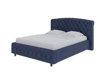 Мягкая Кровать Орматек Salvatore (Экокожа Темно-синий) 200x220 фото #1
