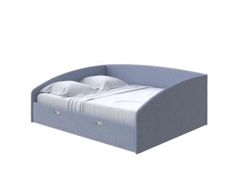 Мягкая Кровать Орматек Bono (Ткань: Рогожка Firmino Голубой лед) 140x190