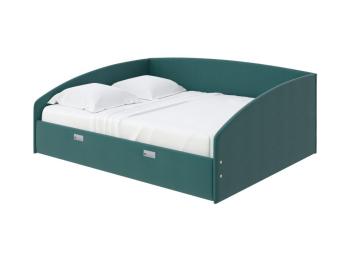 Мягкая Кровать Орматек Bono (Ткань: Велюр Forest 560 Морская волна) 180x190