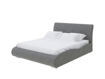 Мягкая Кровать Орматек Corso-8 Lite (Ткань: Велюр Forest 17 Серый) 200x200