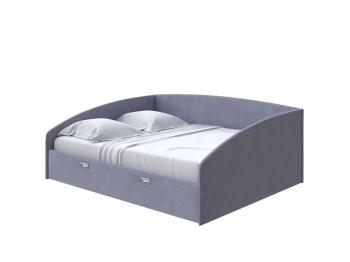 Мягкая Кровать Орматек Bono (Ткань: Велюр Casa Благородный серый) 180x190