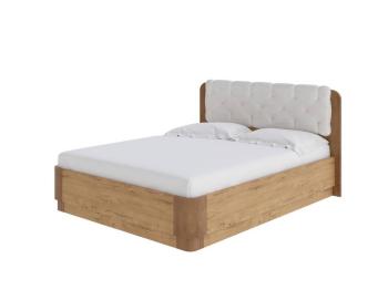 Кровать Орматек Wood Home Lite 1 с подъемным механизмом (ЛДСП Бунратти+ткань ЛДСП Бунратти/Антик (сосна)/Лофти Лен) 160x190