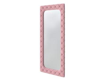 Зеркало Орматек настенное Flavio big (Ткань: Велюр Casa Жемчужно-розовый) 82x5