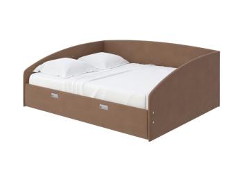 Мягкая Кровать Орматек Bono (Ткань: Велюр Forest 514 Светло-коричневый) 80x190