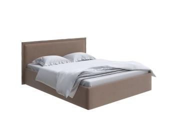 Кровать Райтон Aura Next 140×200 Ткань: Велюр (Forest 514 Светло-коричневый)
