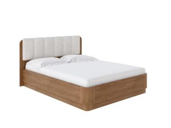 Мягкая Кровать Орматек Wood Home 2 с подъемным механизмом (Ткань: Велюр Антик (сосна) с брашированием/Лофти Лён) 80x190