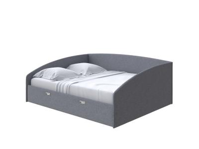 Мягкая Кровать Орматек Bono (Искусственная шерсть Лама Темно-серый) 140x200 фото #1