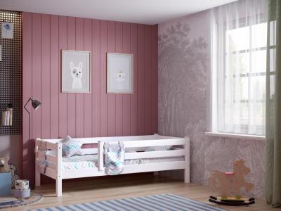 Детская модульная кровать Райтон Кровать модульная Соня №3 80×190 Массив (сосна) (Белая эмаль) фото #1
