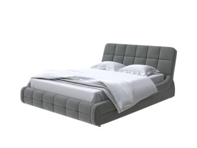 Мягкая Кровать Орматек Corso-6 (Ткань: Велюр Forest 520 Темно-серый) 200x190 фото #1