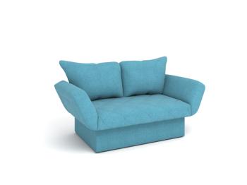 Орматек Диван-кровать Compact Glam Hard (Ткань: Велюр Shaggy Azure (голубой)) 200x85