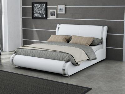 Мягкая Кровать Орматек Corso-8 (Экокожа Белый) 200x200 фото #1