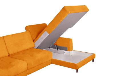 Угловой диван Монако с канапе 85/19 (опоры дерево) фото #4
