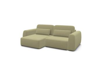 Орматек Угловой диван-кровать Shanghai (Ткань: Микрофибра Chiaro 15) 165x208