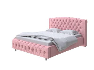 Мягкая Кровать Орматек Salvatore (Ткань: Велюр Casa Жемчужно-розовый) 140x220 фото #1