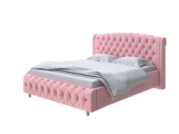 Мягкая Кровать Орматек Salvatore (Ткань: Велюр Casa Жемчужно-розовый) 140x220