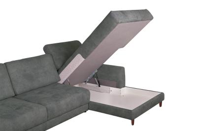 Угловой диван Монако с канапе 85/19 (опоры дерево) фото #4