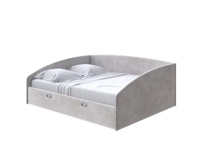 Мягкая Кровать Орматек Bono (Ткань: Велюр Лофти Серый) 80x200 фото #1