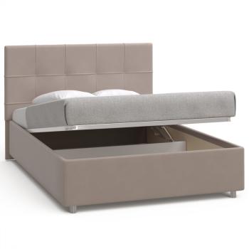 Кровать полутороспальная Molle с подъемным механизмом 140х200 Rimini Ice