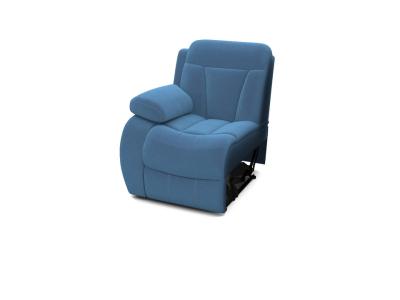 Кресло Орматек Модуль электрореклайнер Манчестер (левый) (Ткань: Экозамша Breeze Blue) 81x104 фото #1