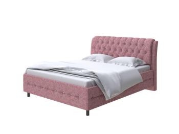 Мягкая Кровать Орматек Como (Veda) 4 (Ткань: Рогожка Levis 62 Розовый со стразами) 160x200