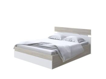 Кровать Milton с подъемным механизмом (ЛДСП Ясень Шимо Светлый/Белый) 140x190