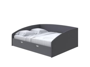 Мягкая Кровать Орматек Bono (Ткань: Велюр Scandi Cotton 25 Графитовый) 180x190
