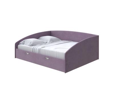 Мягкая Кровать Орматек Bono (Ткань: Велюр Ultra Сливовый) 120x200 фото #1