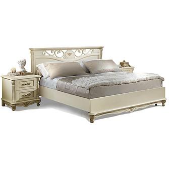 Кровать двойная «Алези» с низким изножьем фото #1