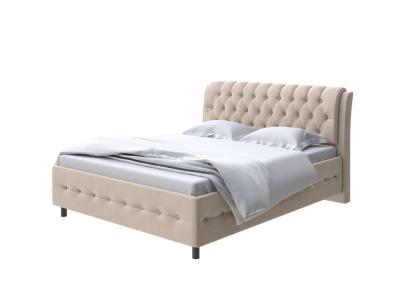 Мягкая Кровать Орматек Como (Veda) 4 (Ткань: Микрофибра Diva Латте со стразами) 160x200 фото #1