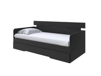 Кровать Кровать-Софа Milton (ЛДСП Черный) 80x190