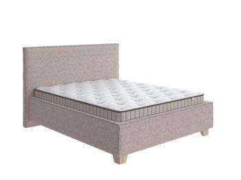 Кровать Райтон Hygge Simple 140×220 Ткань: Рогожка (Levis 14 Бежевый)