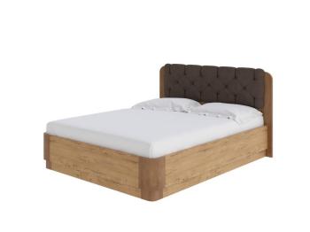 Кровать Орматек Wood Home Lite 1 с подъемным механизмом (ЛДСП Бунратти+ткань ЛДСП Бунратти/Антик (сосна)/Тетра Брауни) 140x220