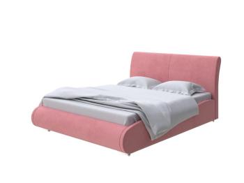 Мягкая Кровать Орматек Corso-8 Lite (Ткань: Велюр Ultra Ягодный сорбет) 160x190