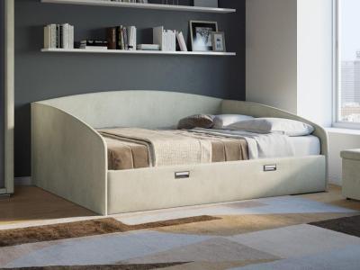 Мягкая Кровать Орматек Bono (Ткань: Велюр Лофти Лён) 180x200 фото #1