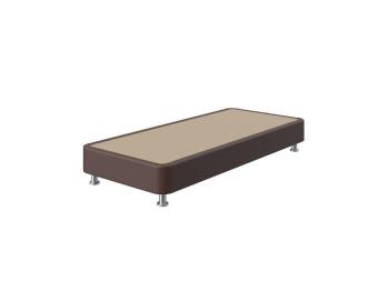 Мягкая Кровать BoxSpring Home (Экокожа Коричневый) 120x200