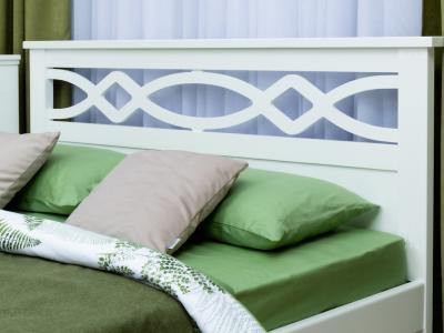 Кровать Райтон Niko 120×220 Массив (сосна) (Белая эмаль) фото #3