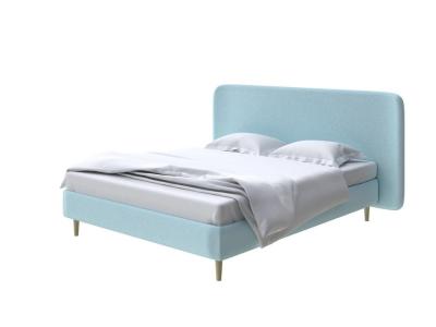 Мягкая Кровать Орматек Lorena (Ткань: Велюр Scandi Cotton 20 Голубой Лед) 140x190 фото #1