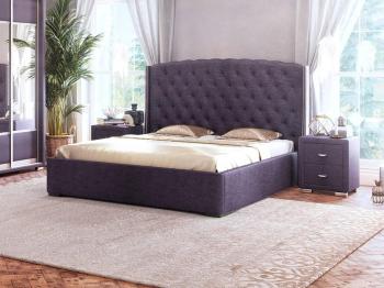 Мягкая Кровать Орматек Dario Slim (Ткань: Велюр Лофти Слива) 200x190