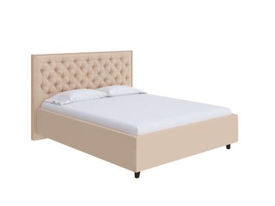 Кровать Райтон Teona Grand 140×220 Ткань: Велюр (Ultra Мокрый асфальт) со стразами фото #2