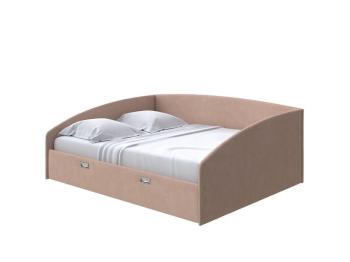 Мягкая Кровать Орматек Bono (Ткань: Рогожка Тетра Ореховый) 160x200